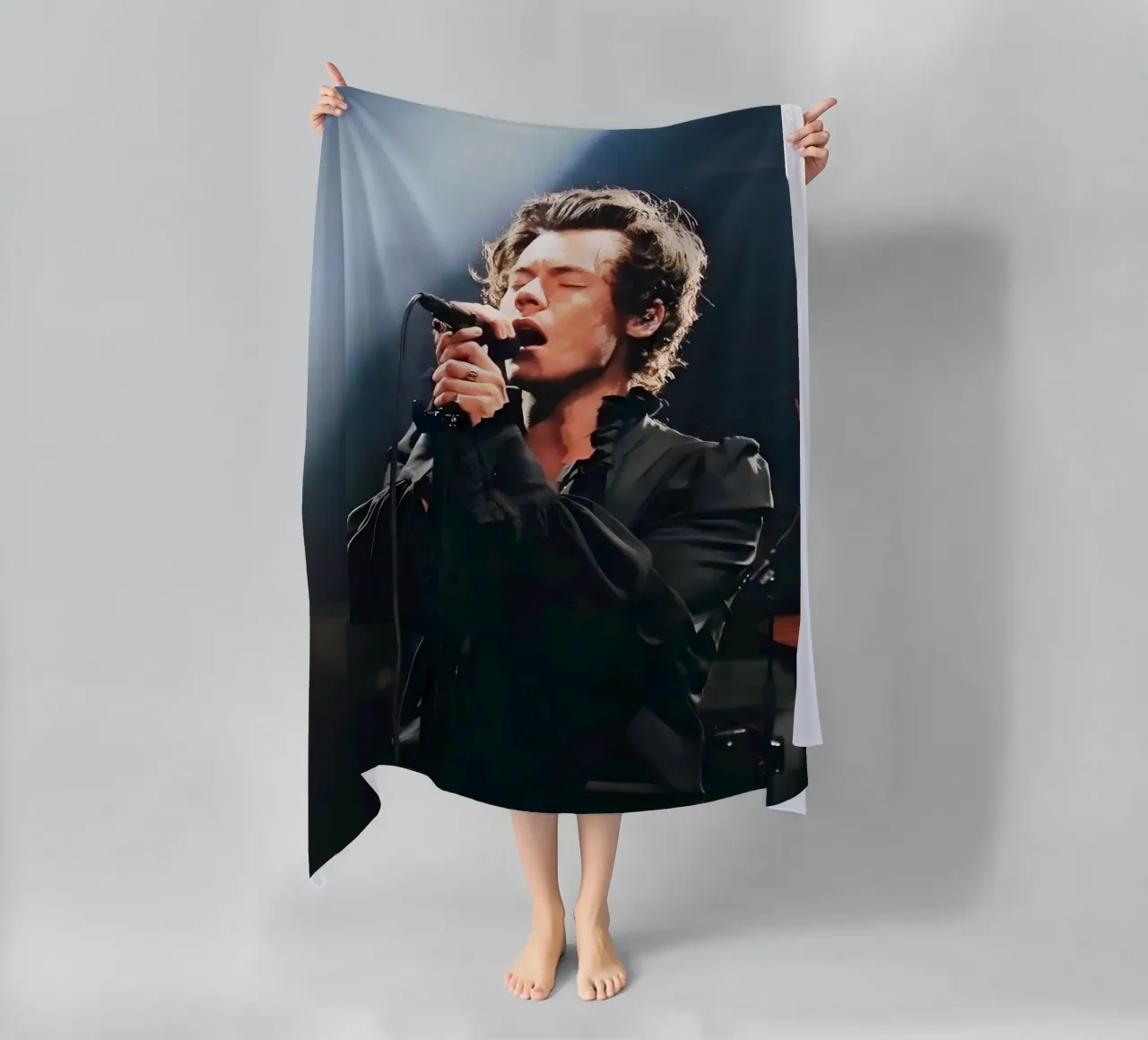 Harry Styles telo mare da Low poly art