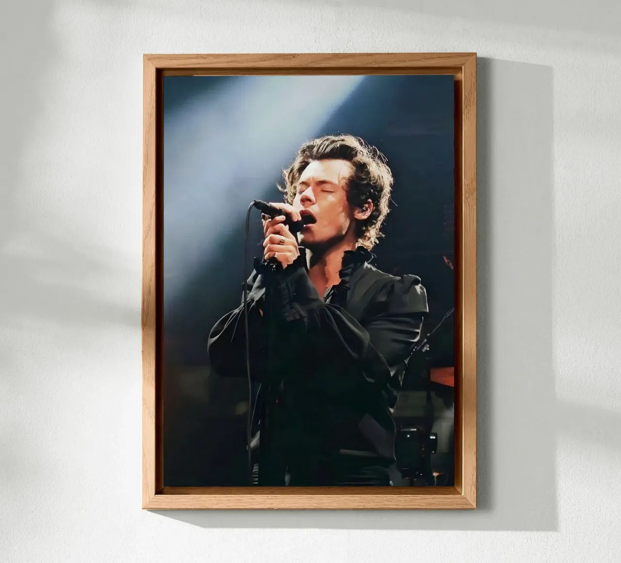 Harry Styles alluminio dibond da Low poly art