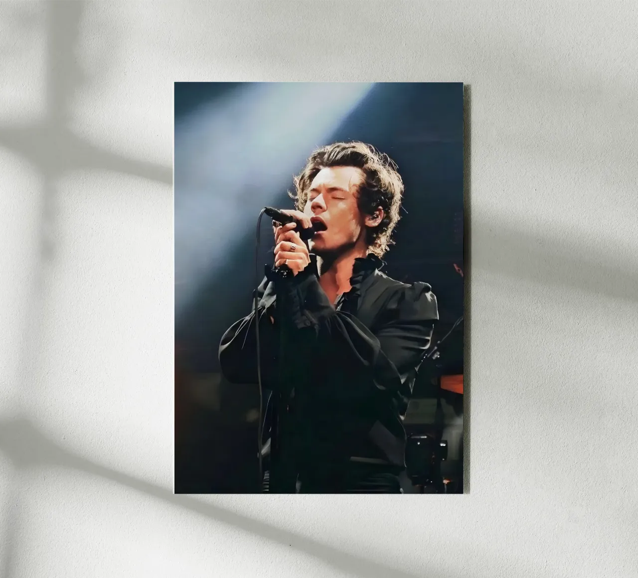 Harry Styles alluminio dibond da Low poly art