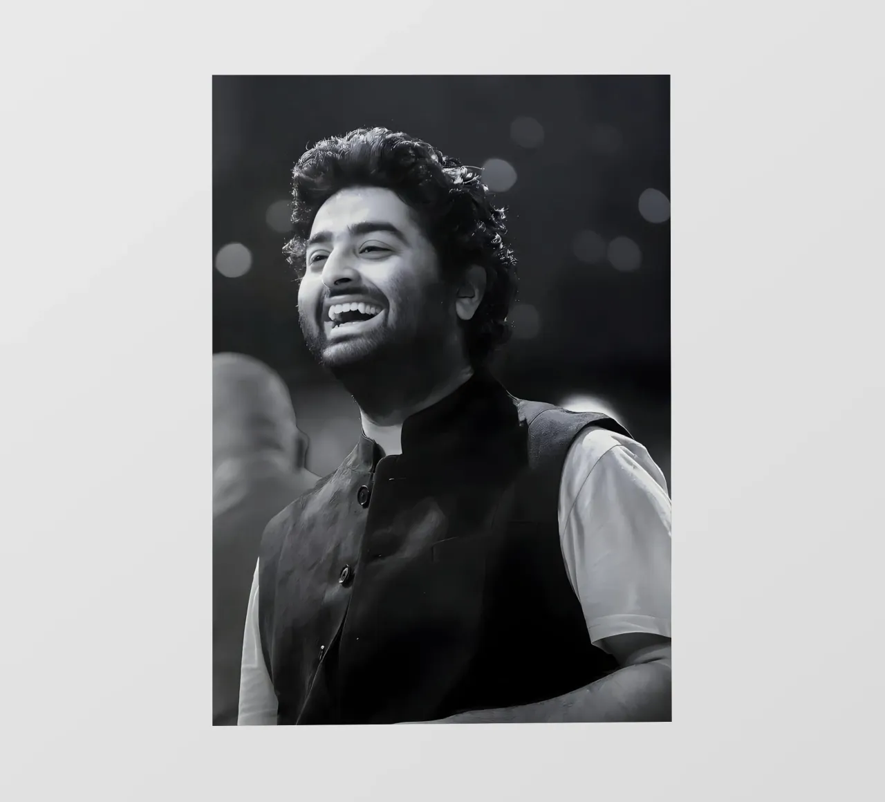 Arijit Singh pellicola backlit da Low poly art