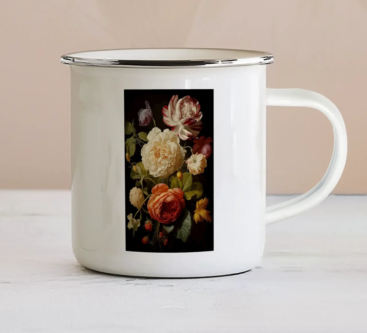 Arte da parete di Imagine tazza in smalto da Imagine