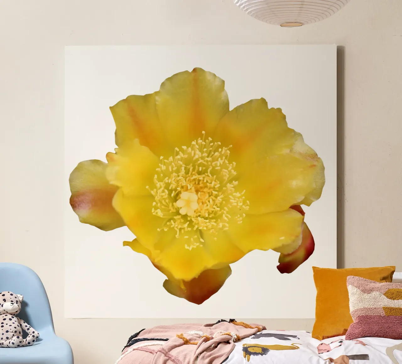 Fiore macro tela con Cornice a cassetta da Bold Blooms