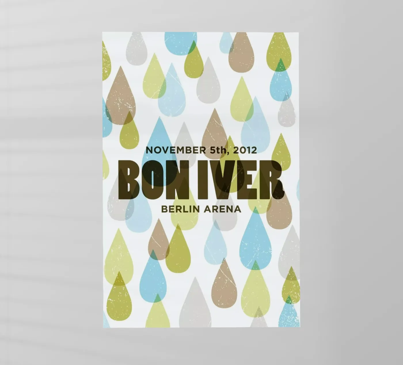 BON IVER pellicola backlit da The Indoor Type