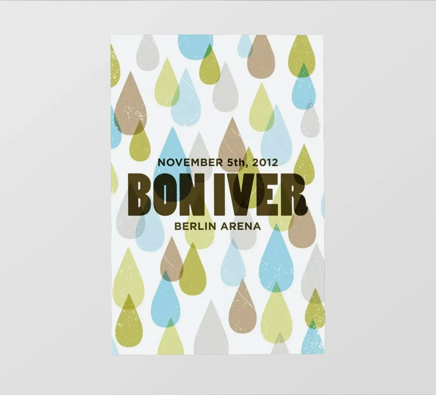 BON IVER pellicola backlit da The Indoor Type