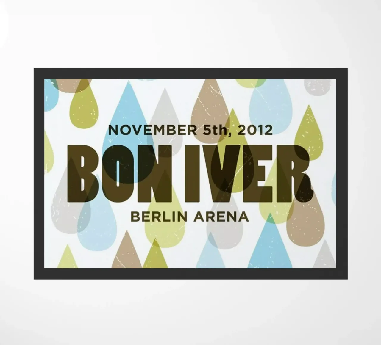 BON IVER doormat by The Indoor Type