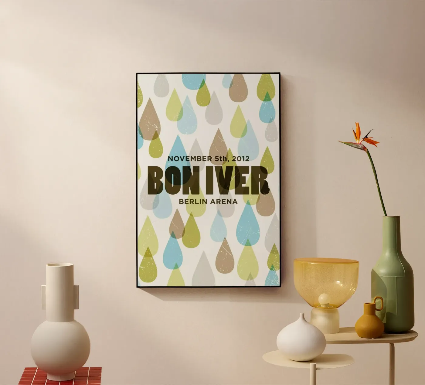 BON IVER acrylic glass by The Indoor Type