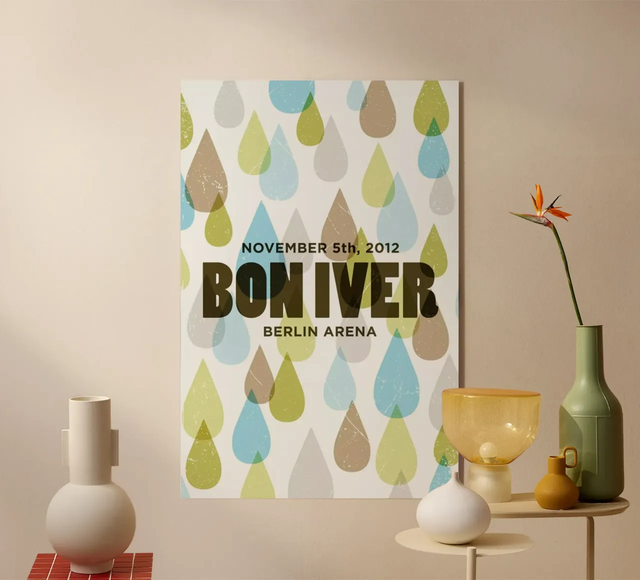 BON IVER plexiglass da The Indoor Type