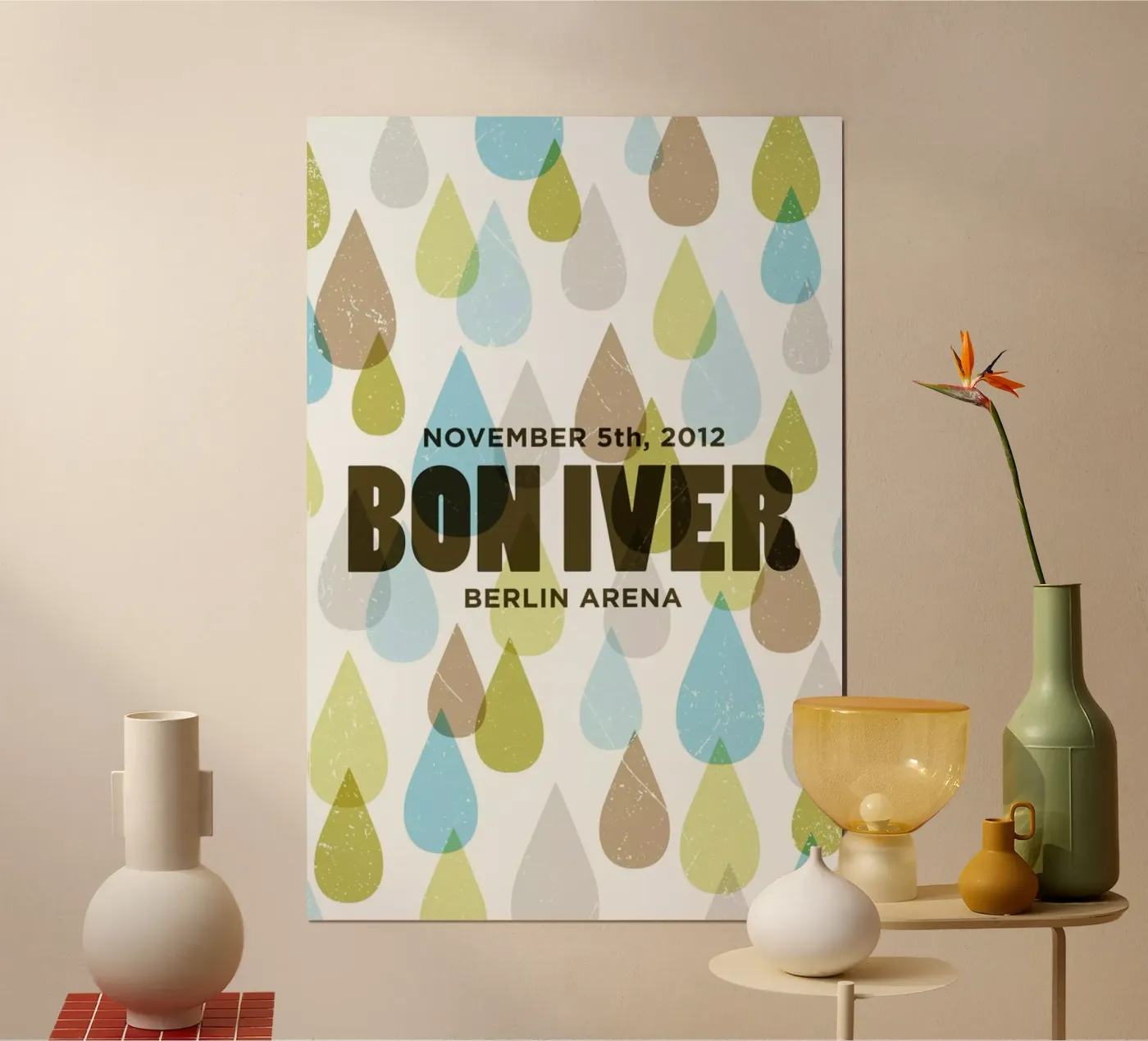 BON IVER poster van The Indoor Type