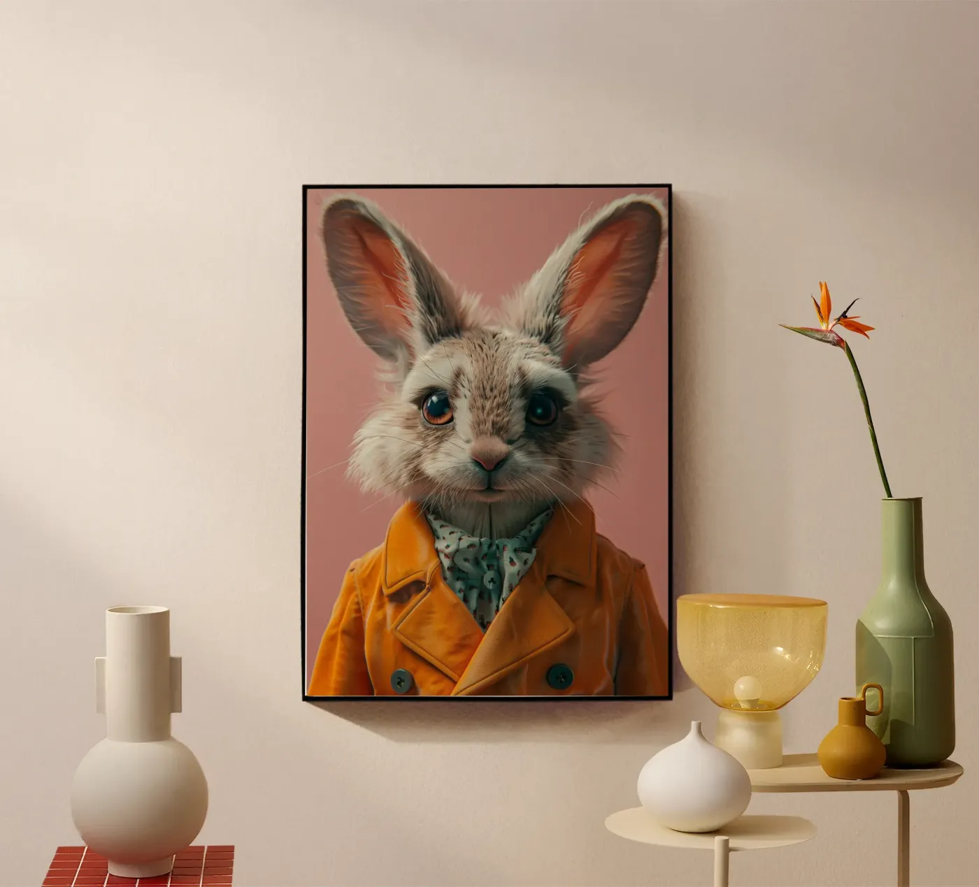 Dapper Bunny acryl van Chic Creatures