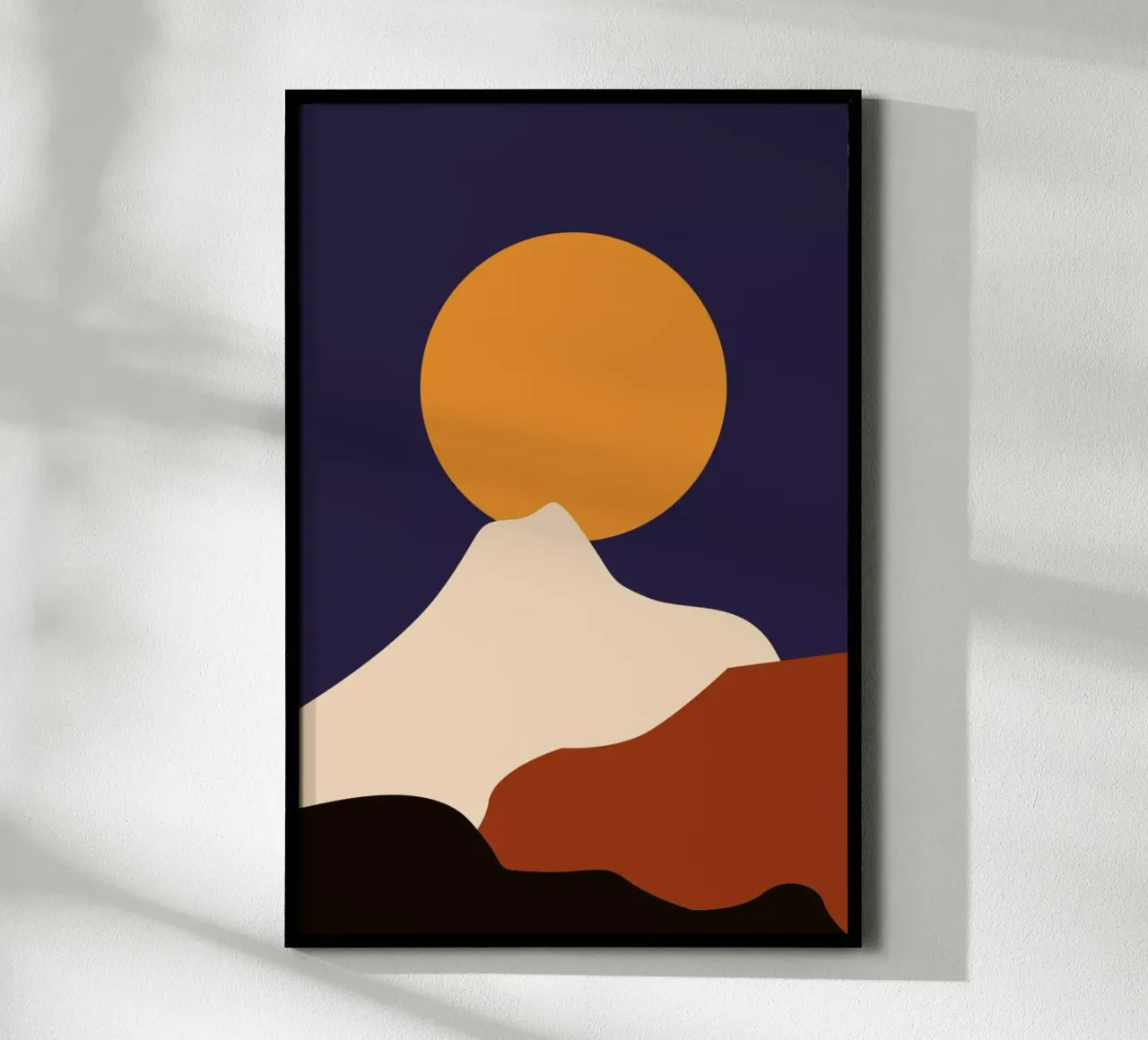The Summit's Kiss poster con telaio in alluminio da Pure