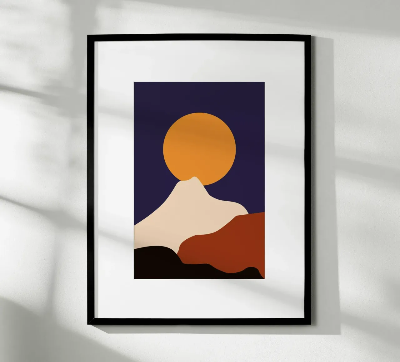 The Summit's Kiss poster con telaio in alluminio da Pure