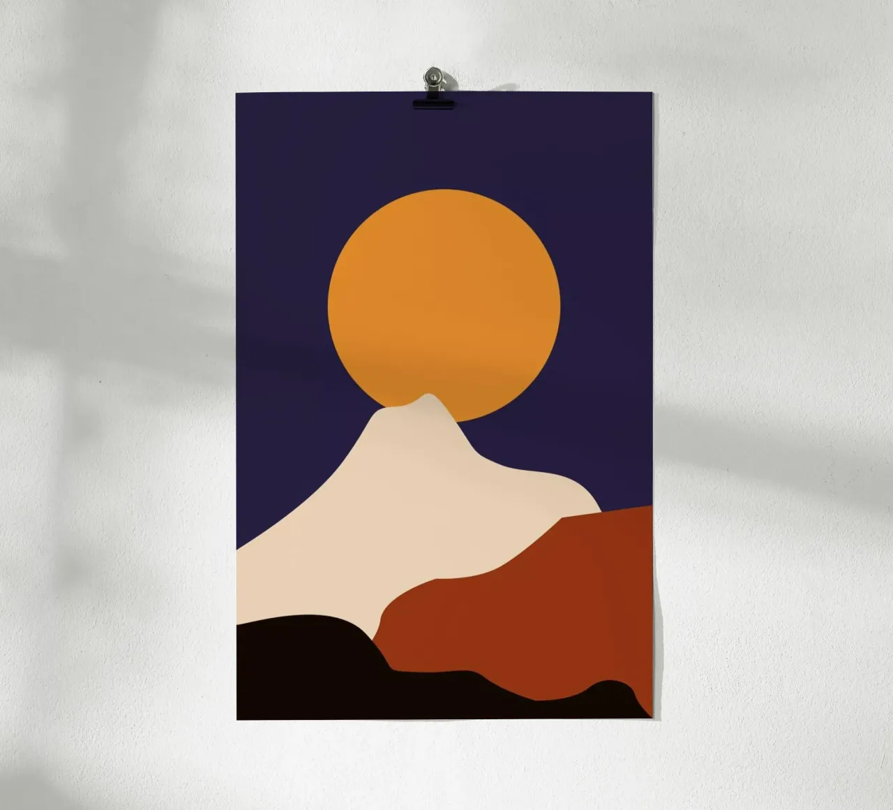The Summit's Kiss poster con telaio in alluminio da Pure
