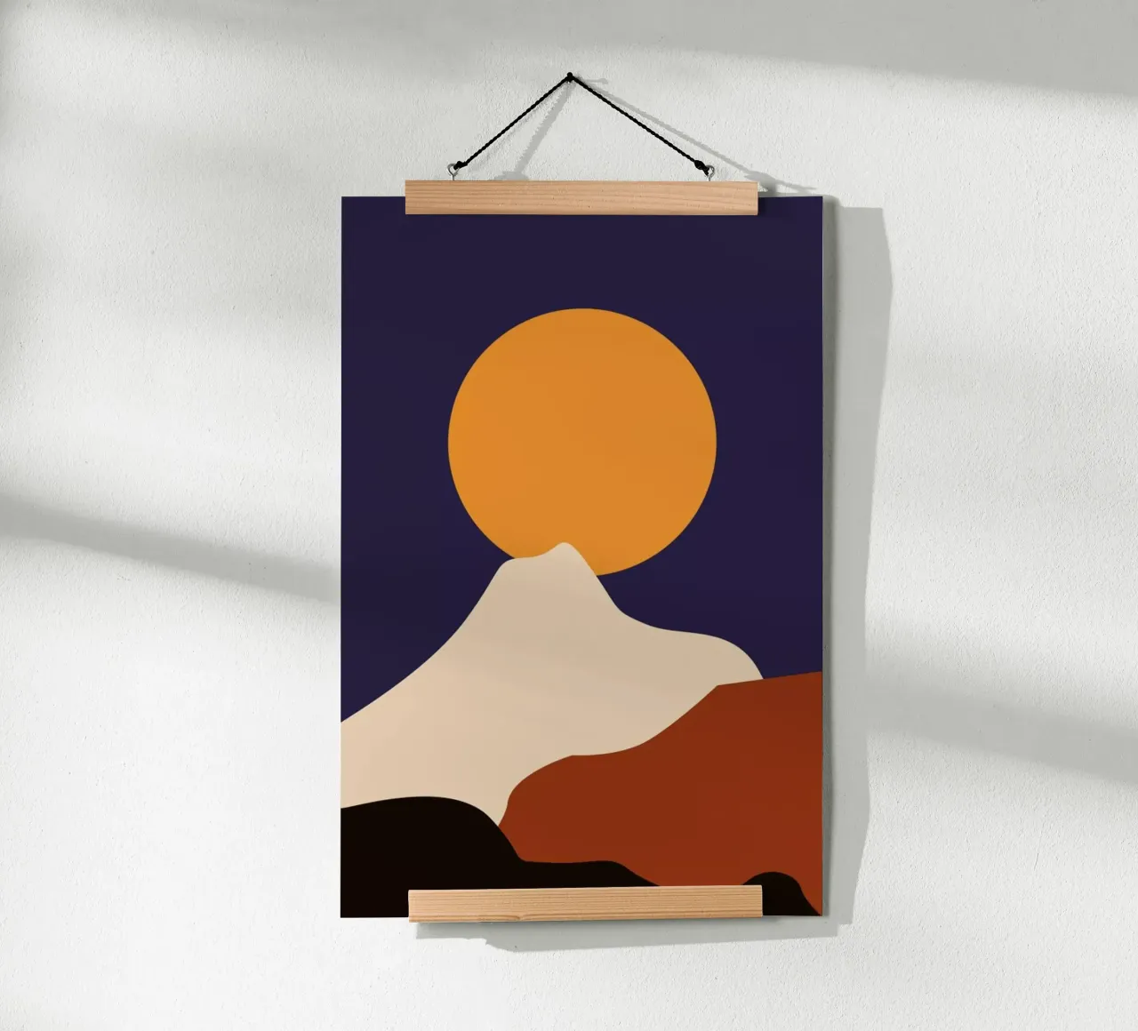 The Summit's Kiss poster con telaio in alluminio da Pure