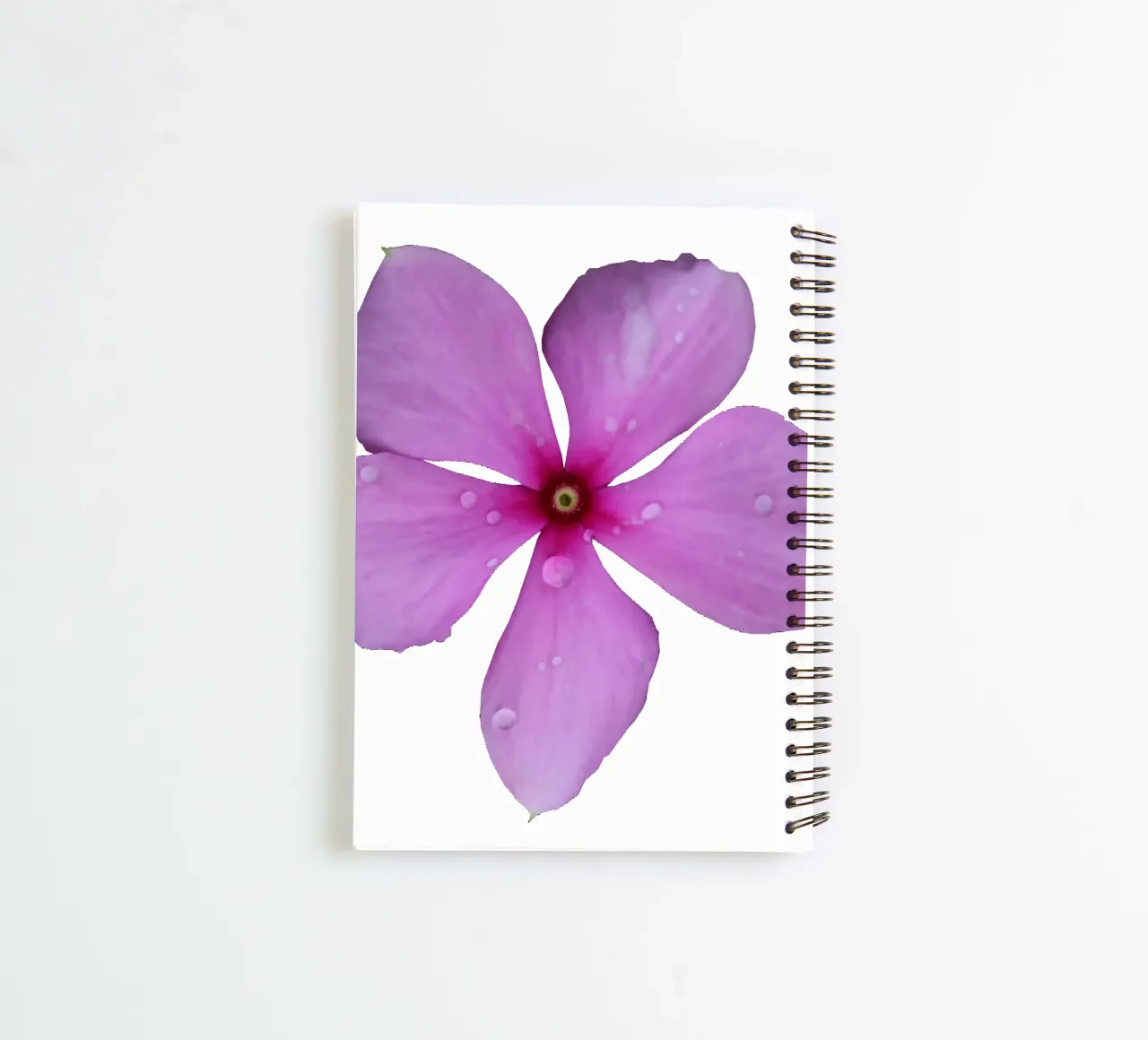 Macro Flower spiral notebook by Bold Blooms
