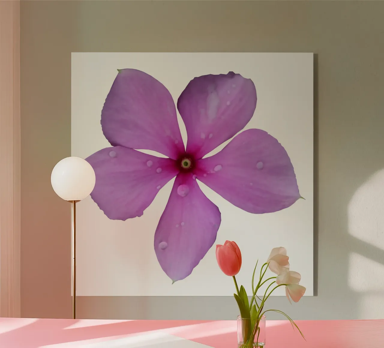 Fiore macro plexiglass da Bold Blooms