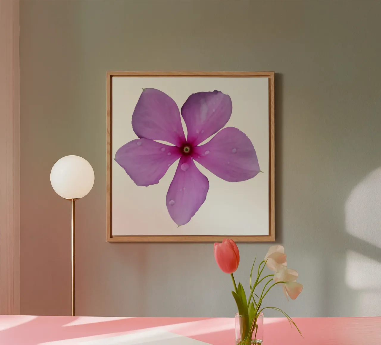 Fiore macro alluminio dibond da Bold Blooms