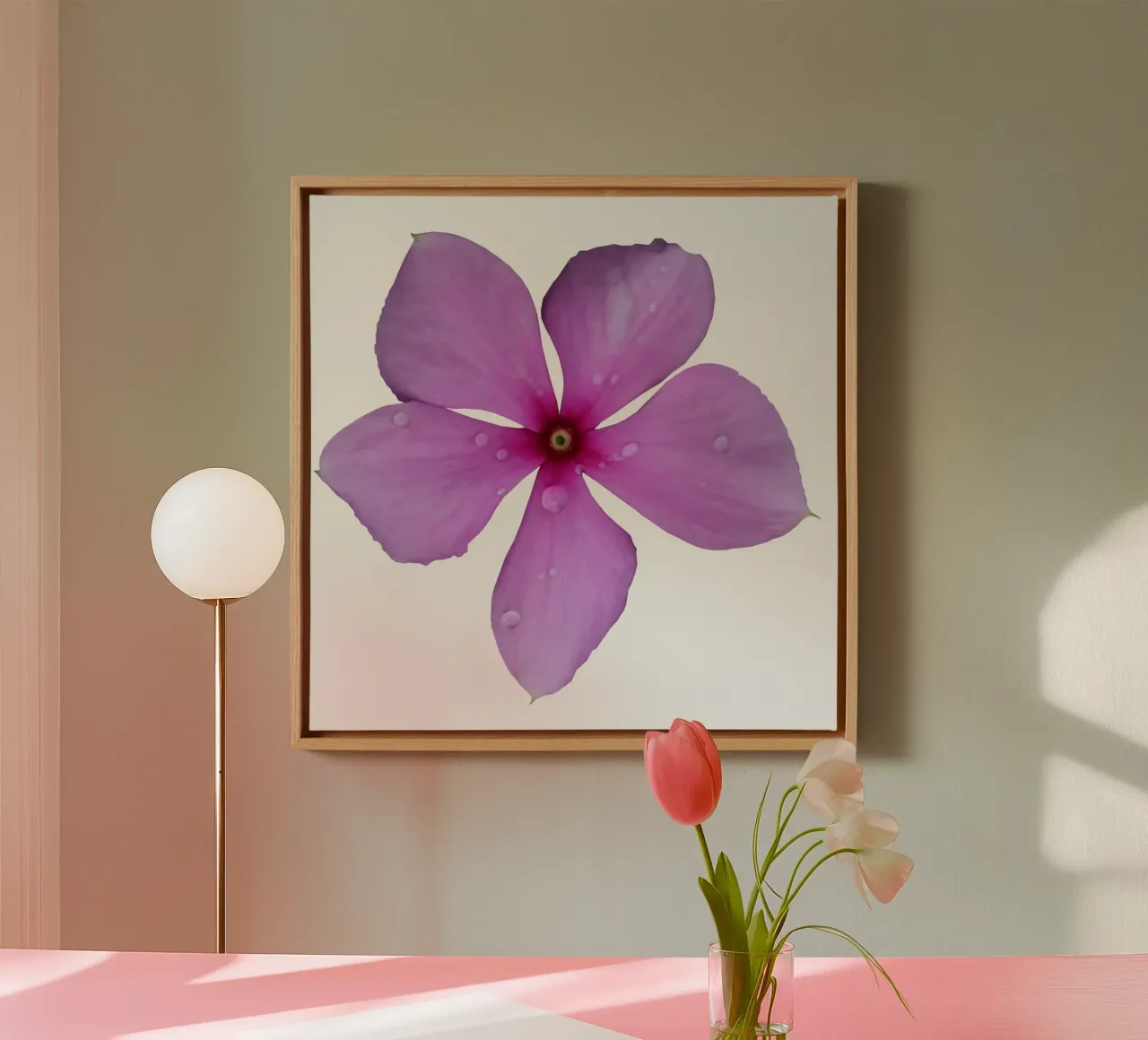 Macrobloem canvas van Bold Blooms