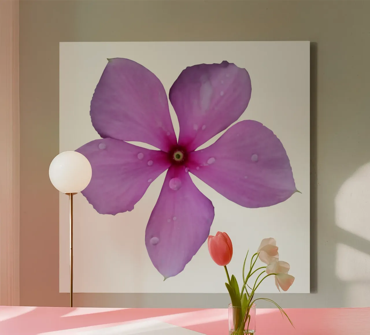 Macrobloem canvas van Bold Blooms