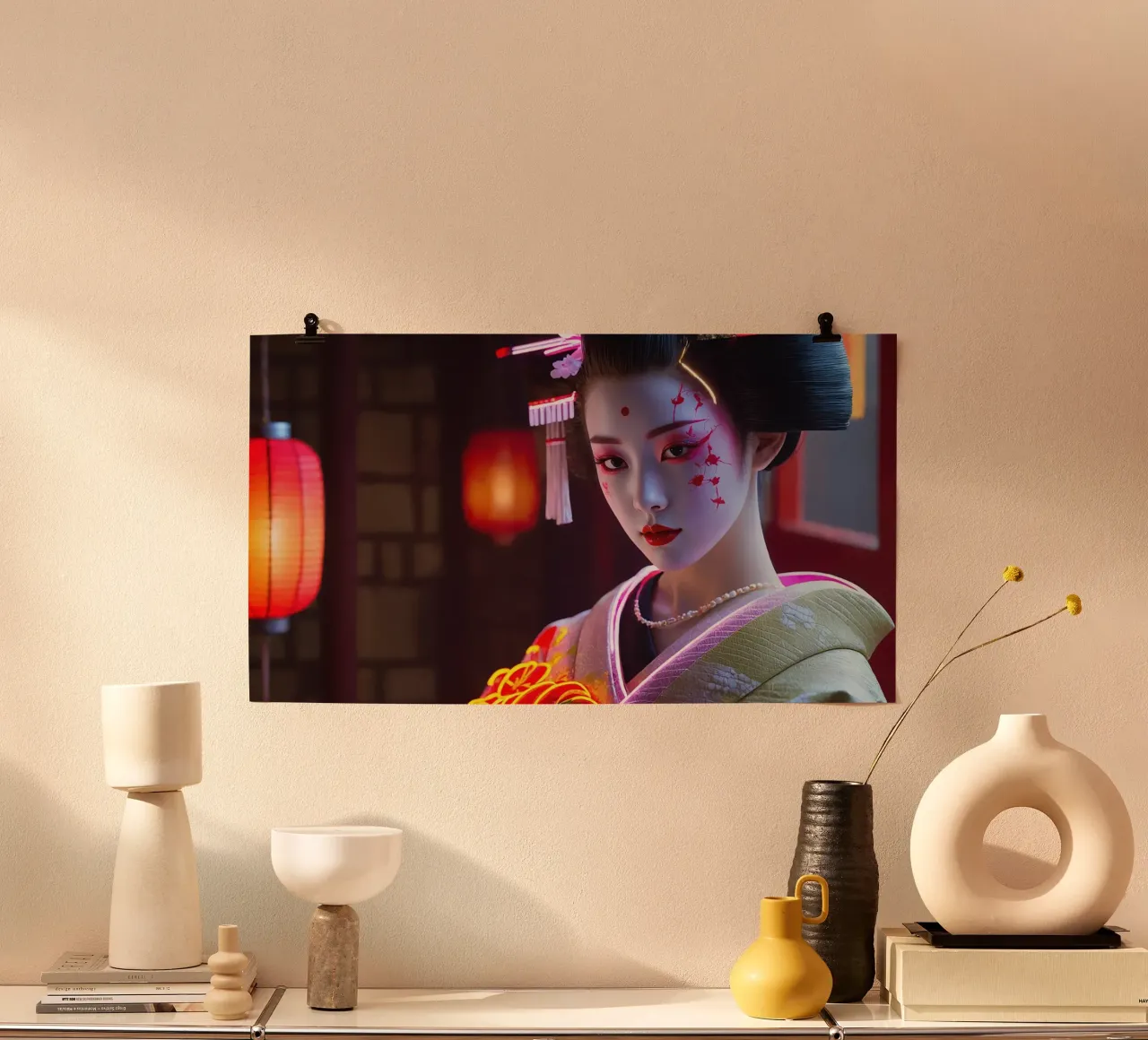 Tokyo Geisha carta hahnemühle da Flo Klein