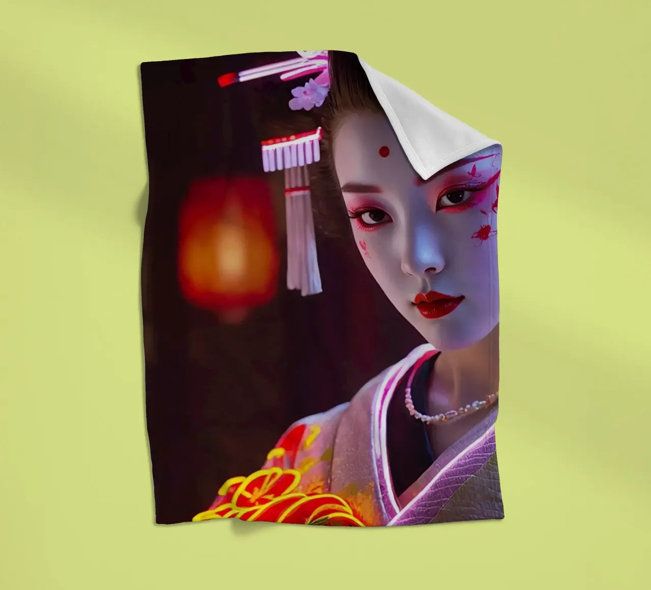 Tokyo Geisha coperta in pile da Flo Klein