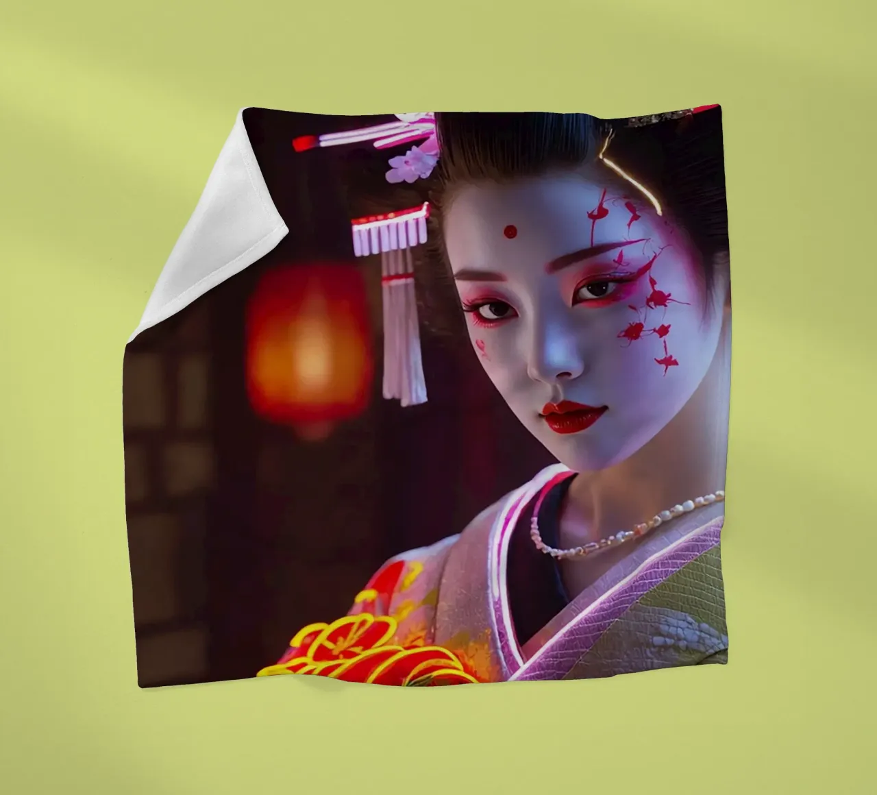 Tokyo Geisha coperta in pile da Flo Klein