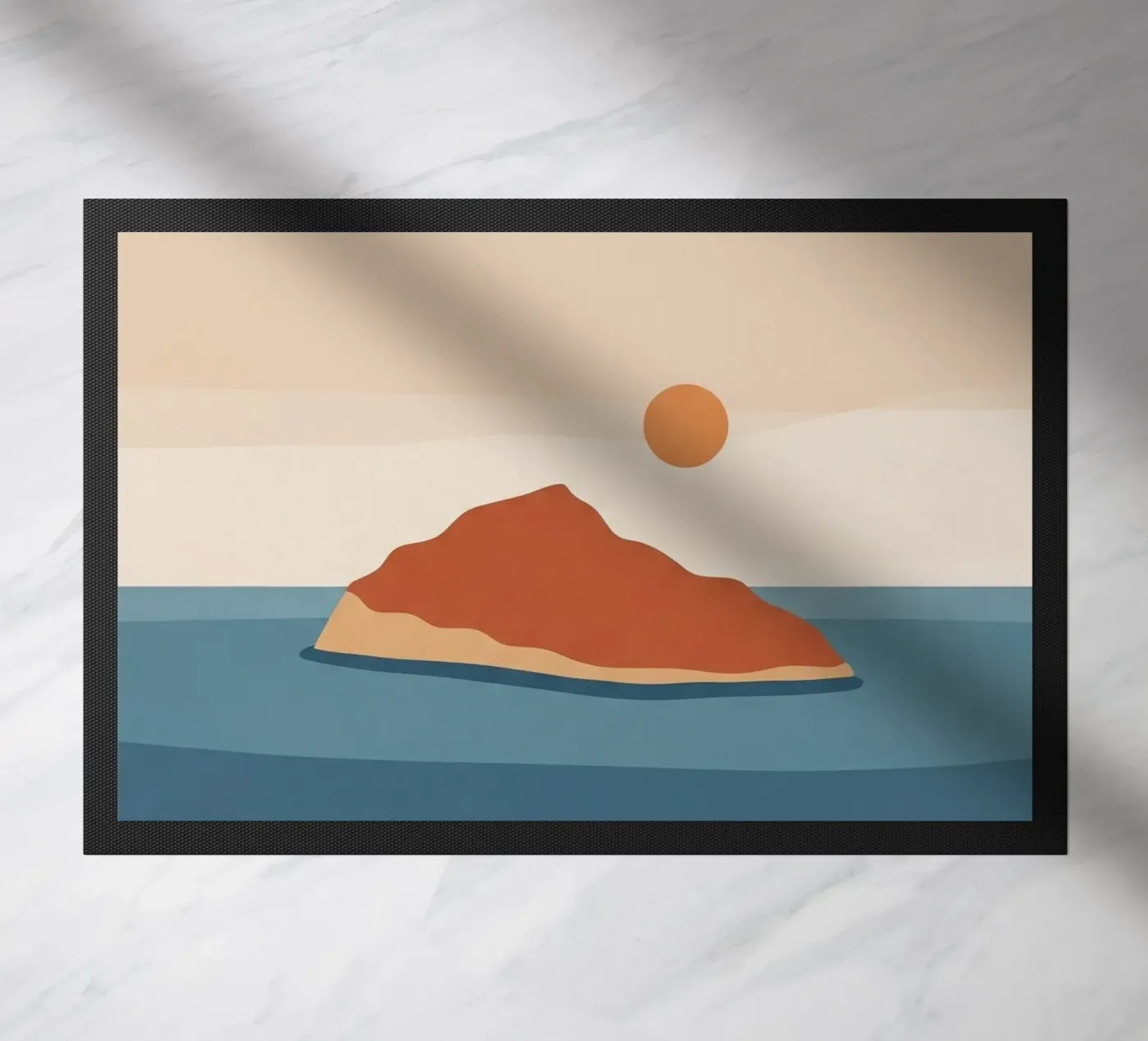 Solitude doormat by ZEN VACATION