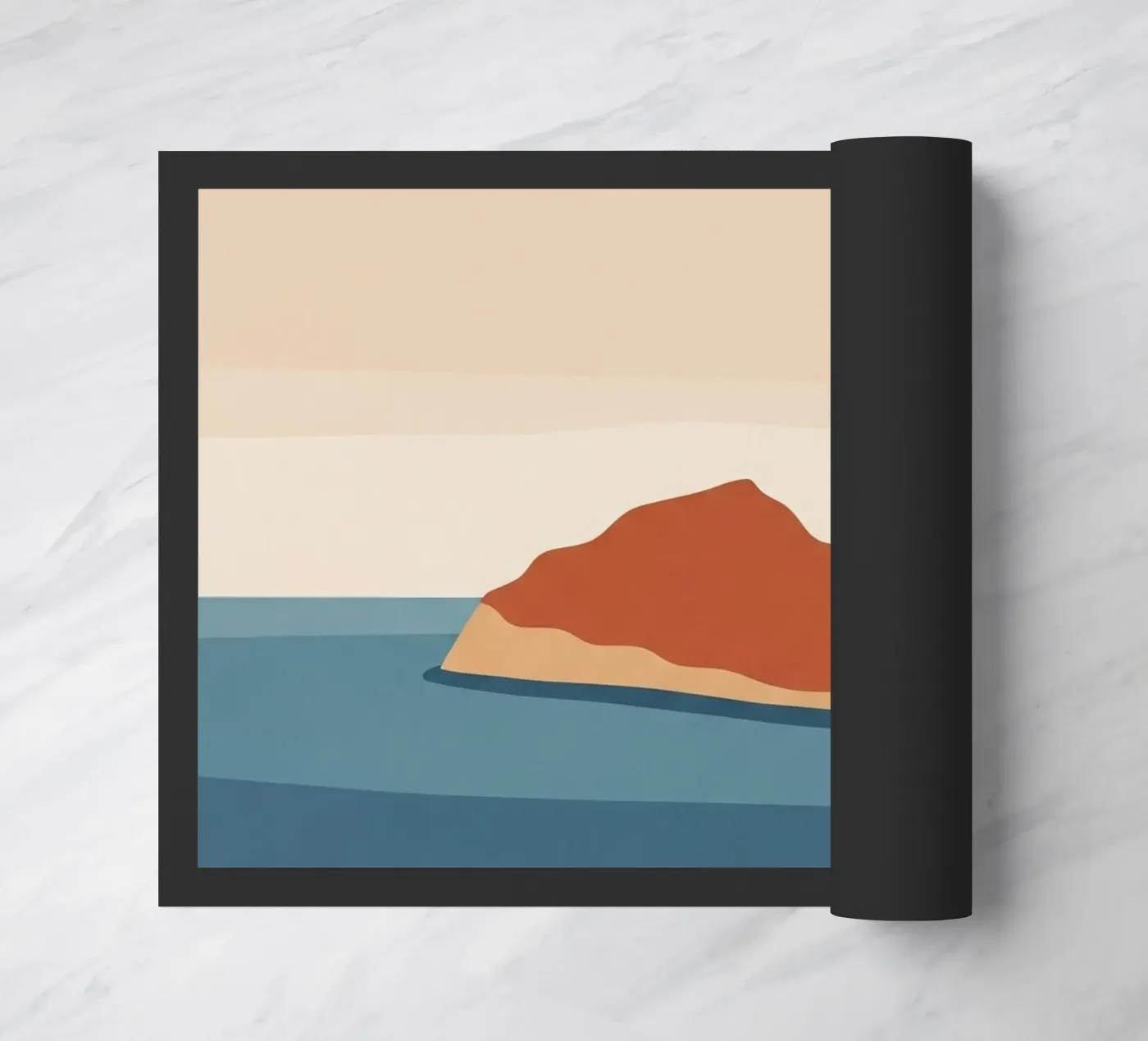 Solitude doormat by ZEN VACATION