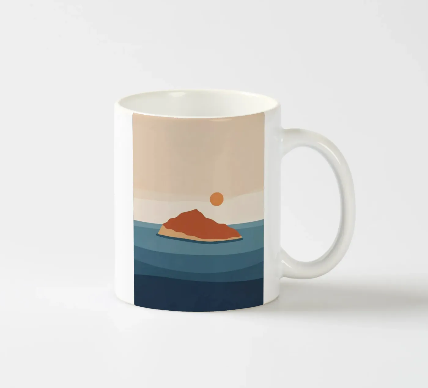 Solitude ceramic mug by ZEN VACATION