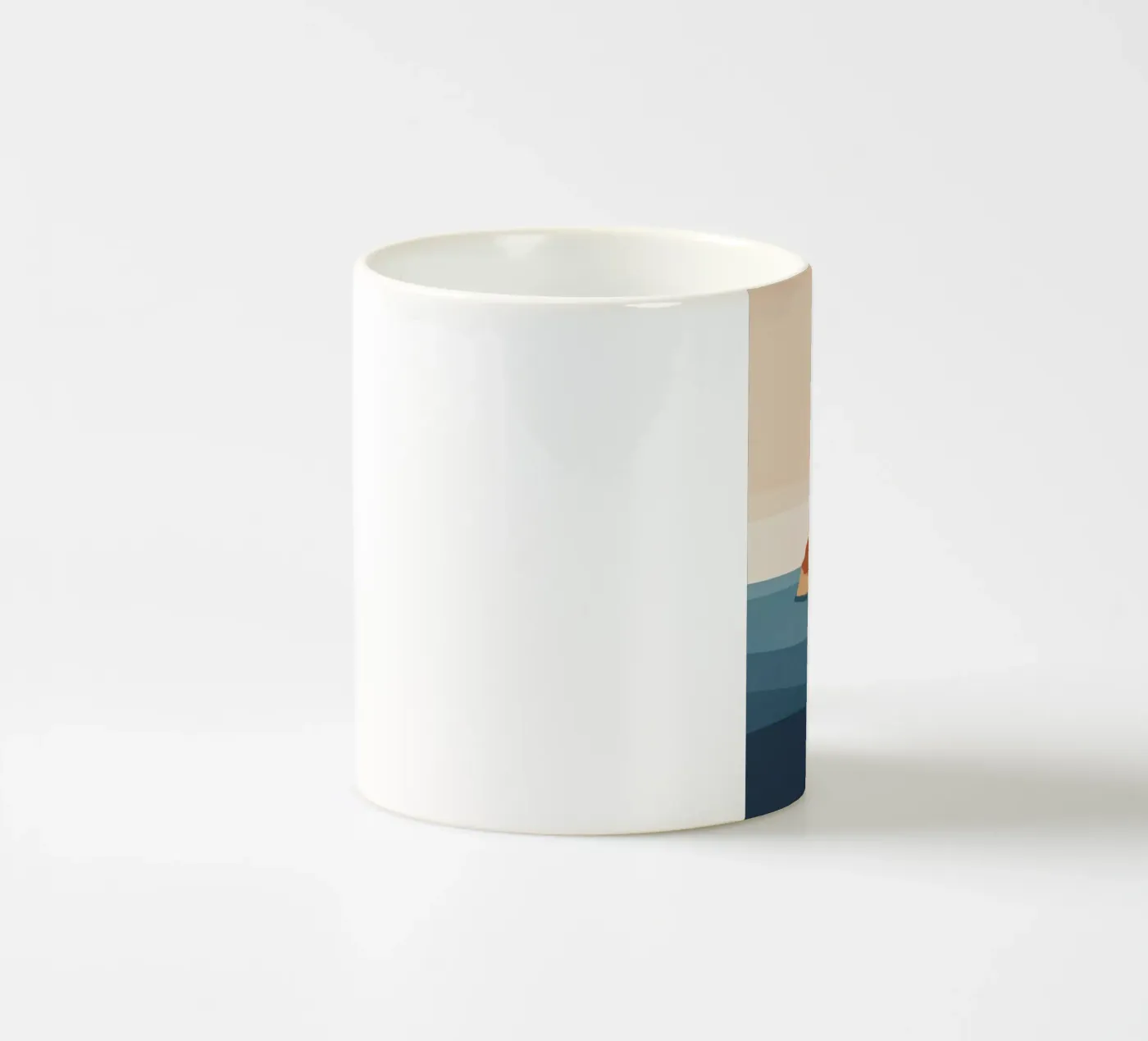 Solitude ceramic mug by ZEN VACATION
