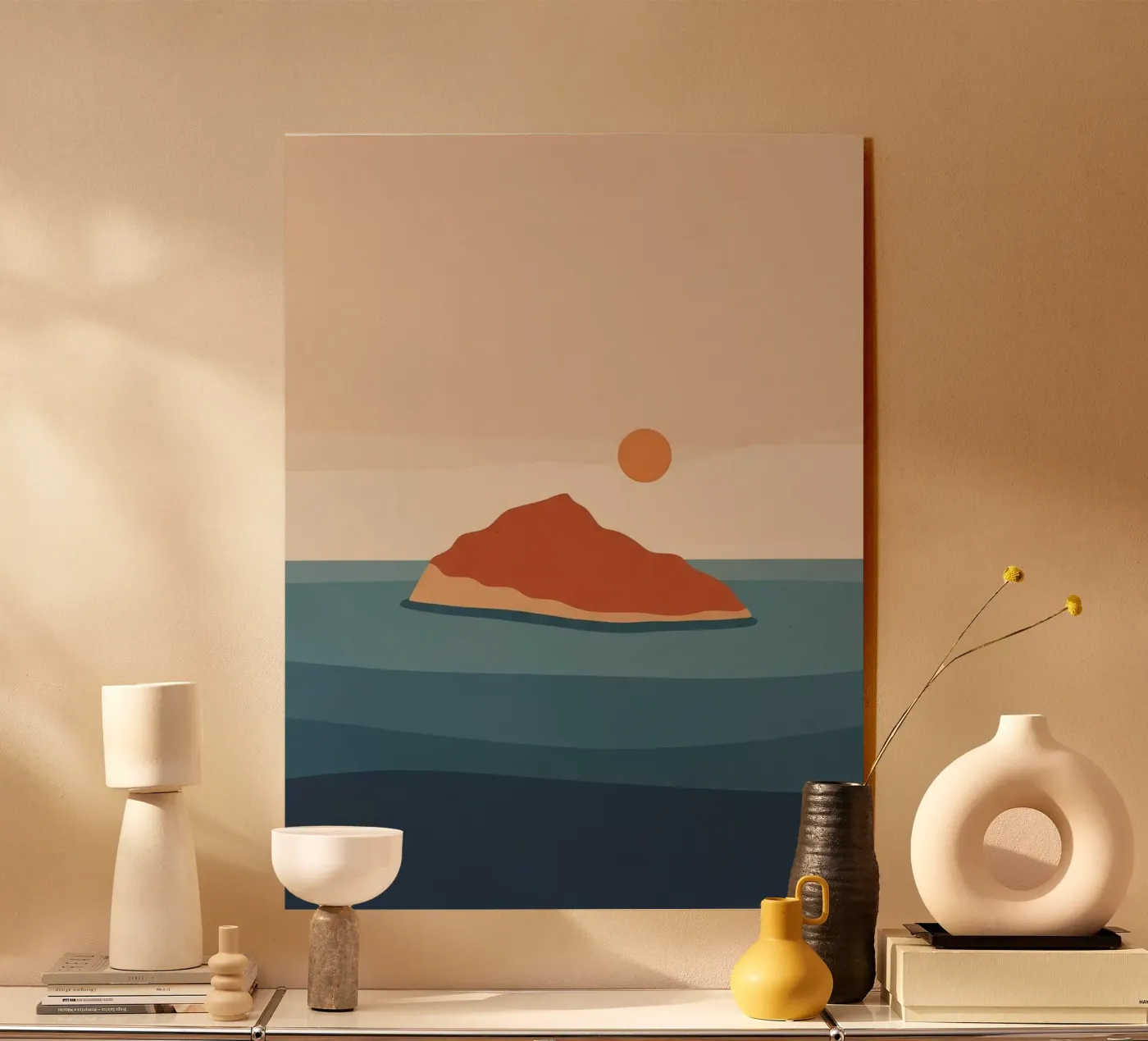 Solitude acryl van ZEN VACATION