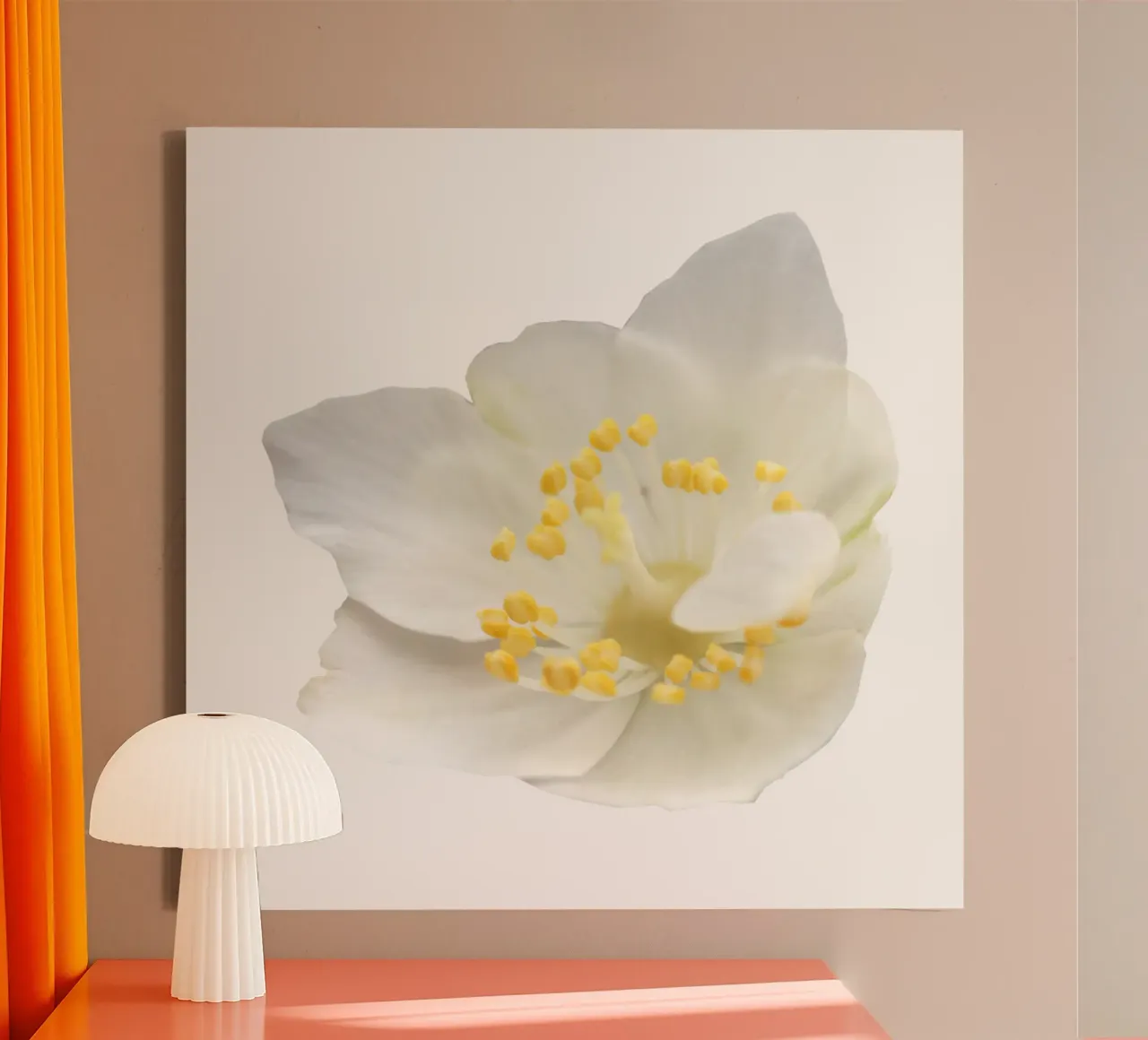 Macrobloem canvas van Bold Blooms