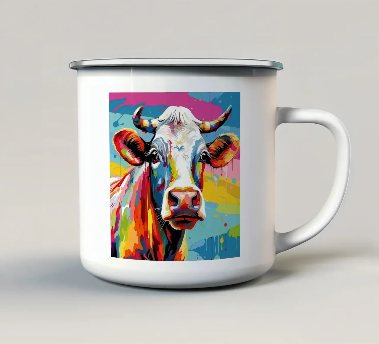 Arte da parete di Imagine tazza in smalto da Imagine