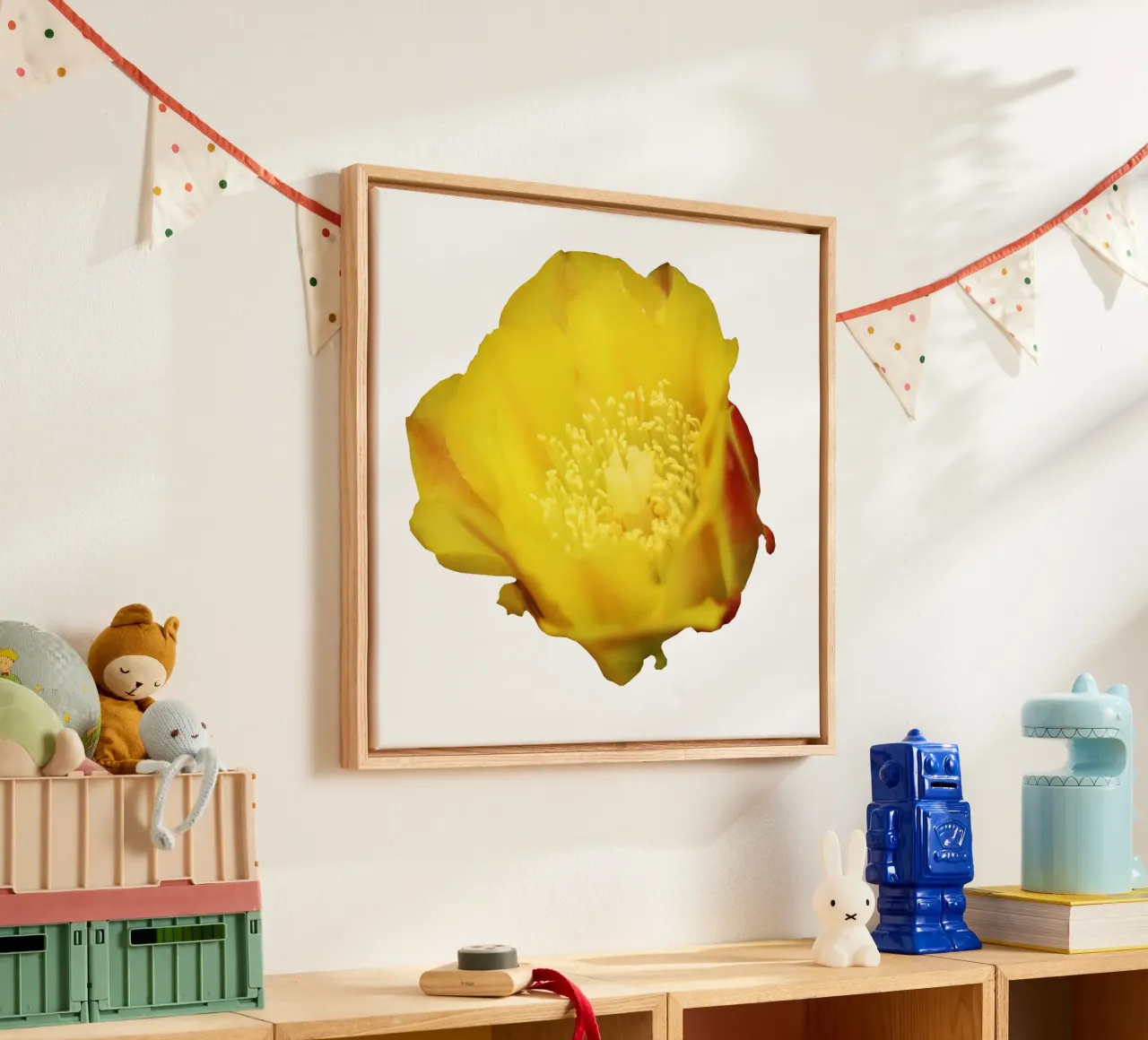 Macrobloem canvas van Bold Blooms