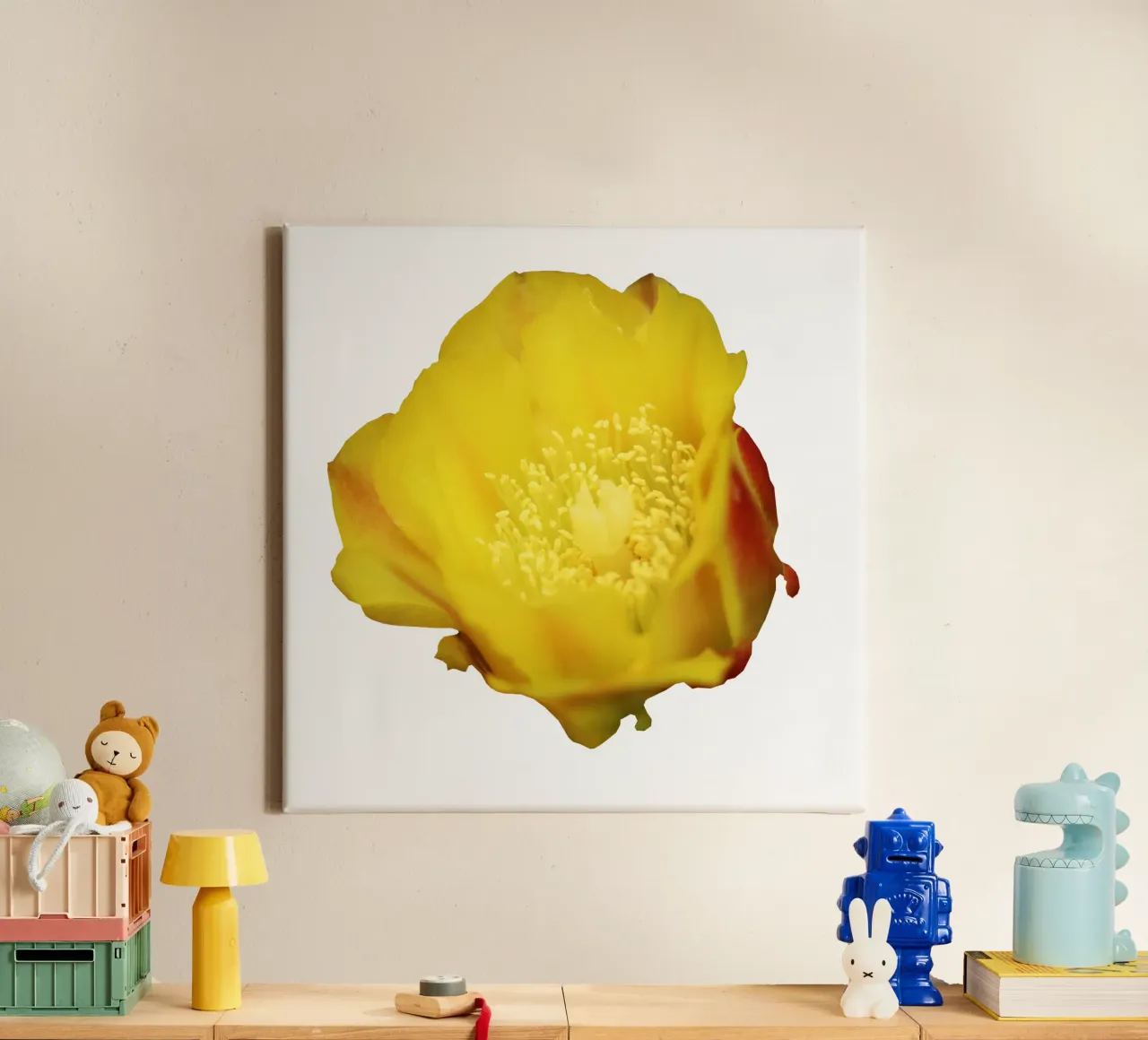 Macrobloem canvas van Bold Blooms