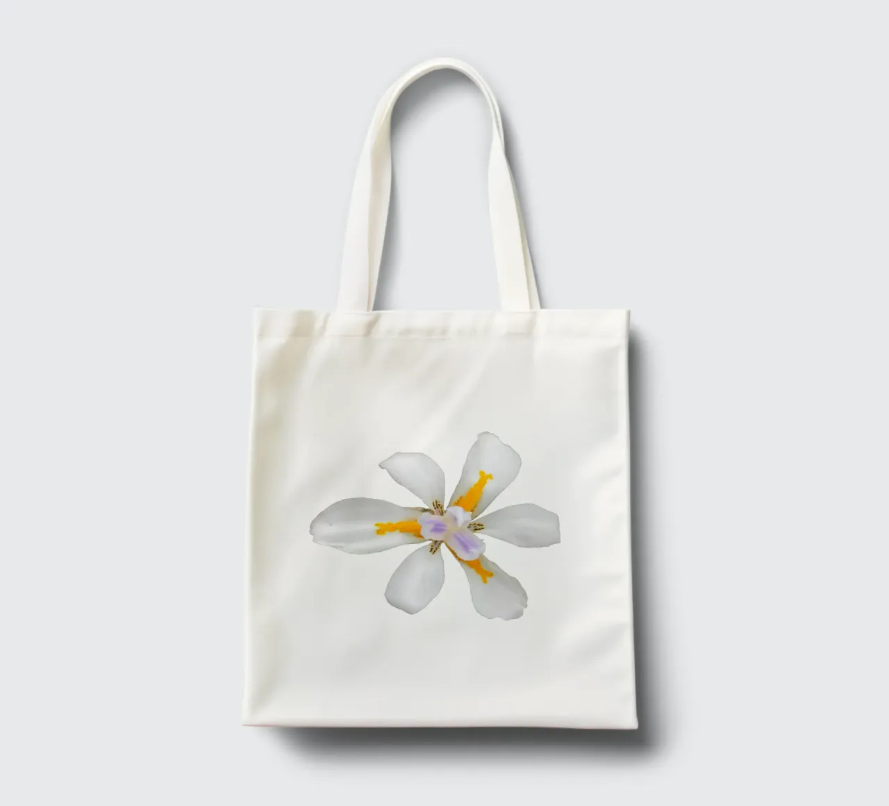 Fiore macro borsa in juta da Bold Blooms
