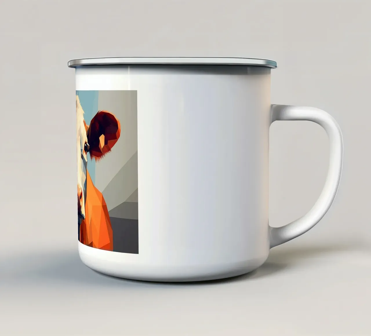 Arte da parete di Imagine tazza in smalto da Imagine