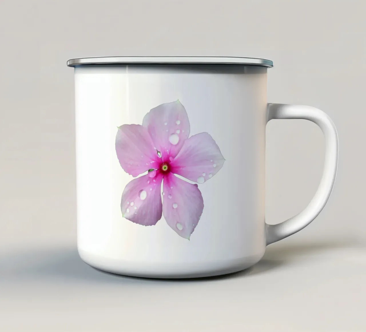 Fiore macro tazza in smalto da Bold Blooms