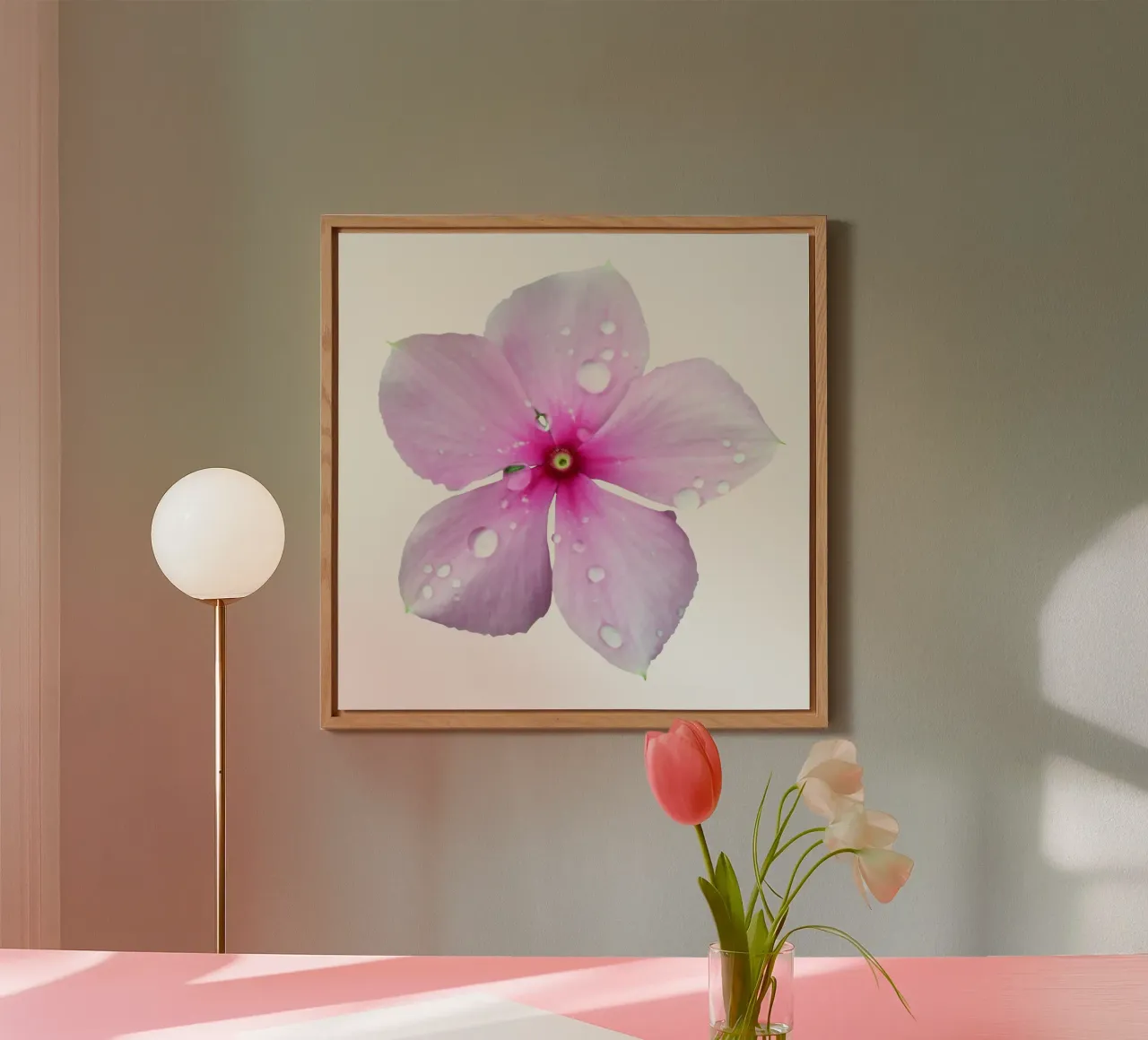 Fiore macro alluminio dibond da Bold Blooms