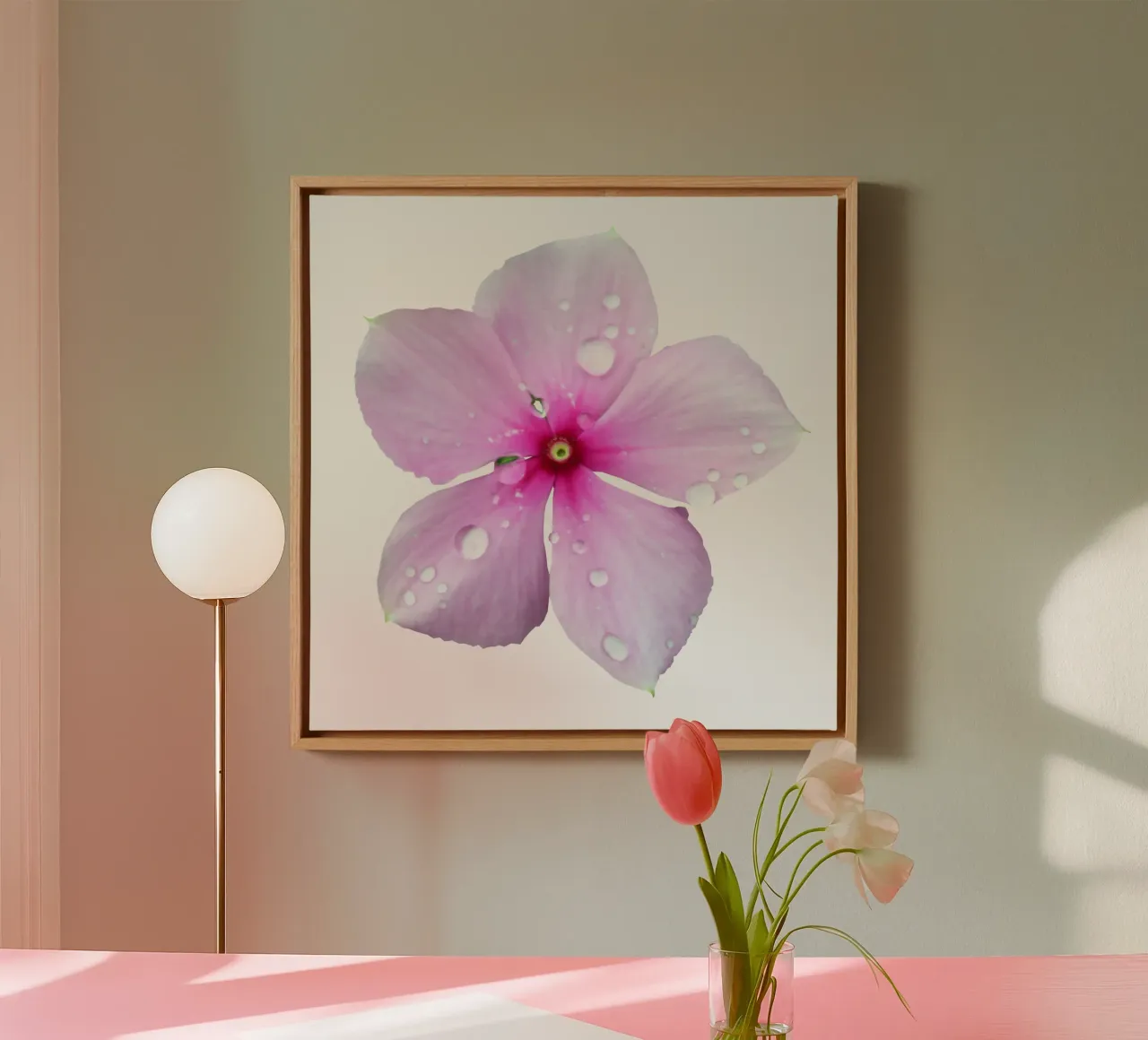 Macrobloem canvas van Bold Blooms