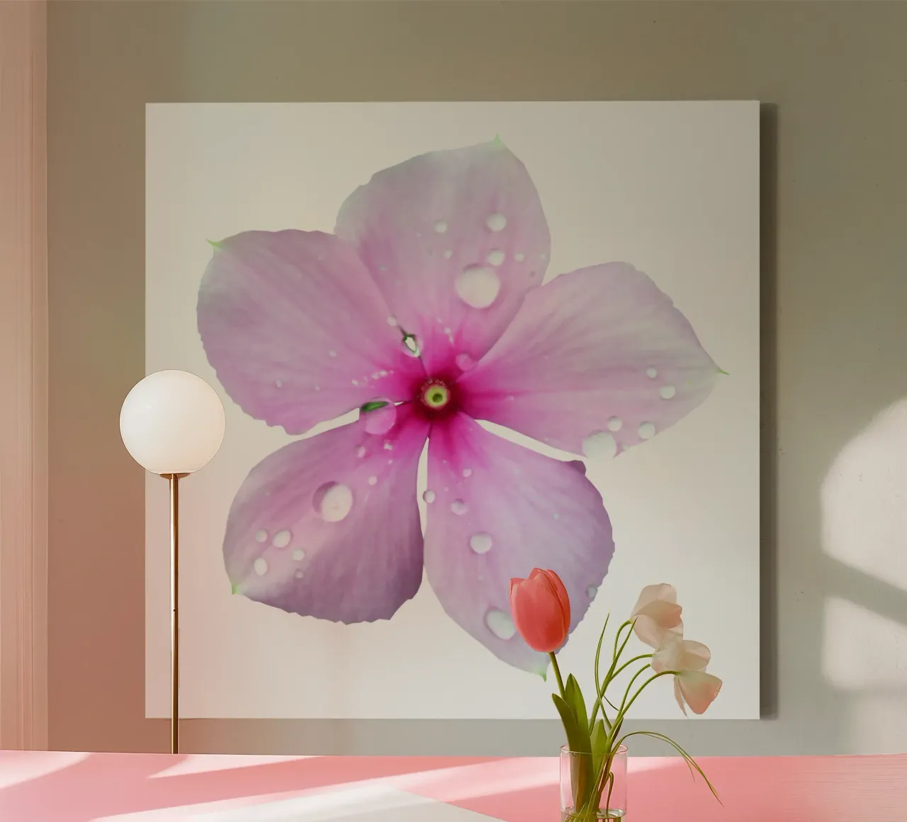 Macrobloem canvas van Bold Blooms