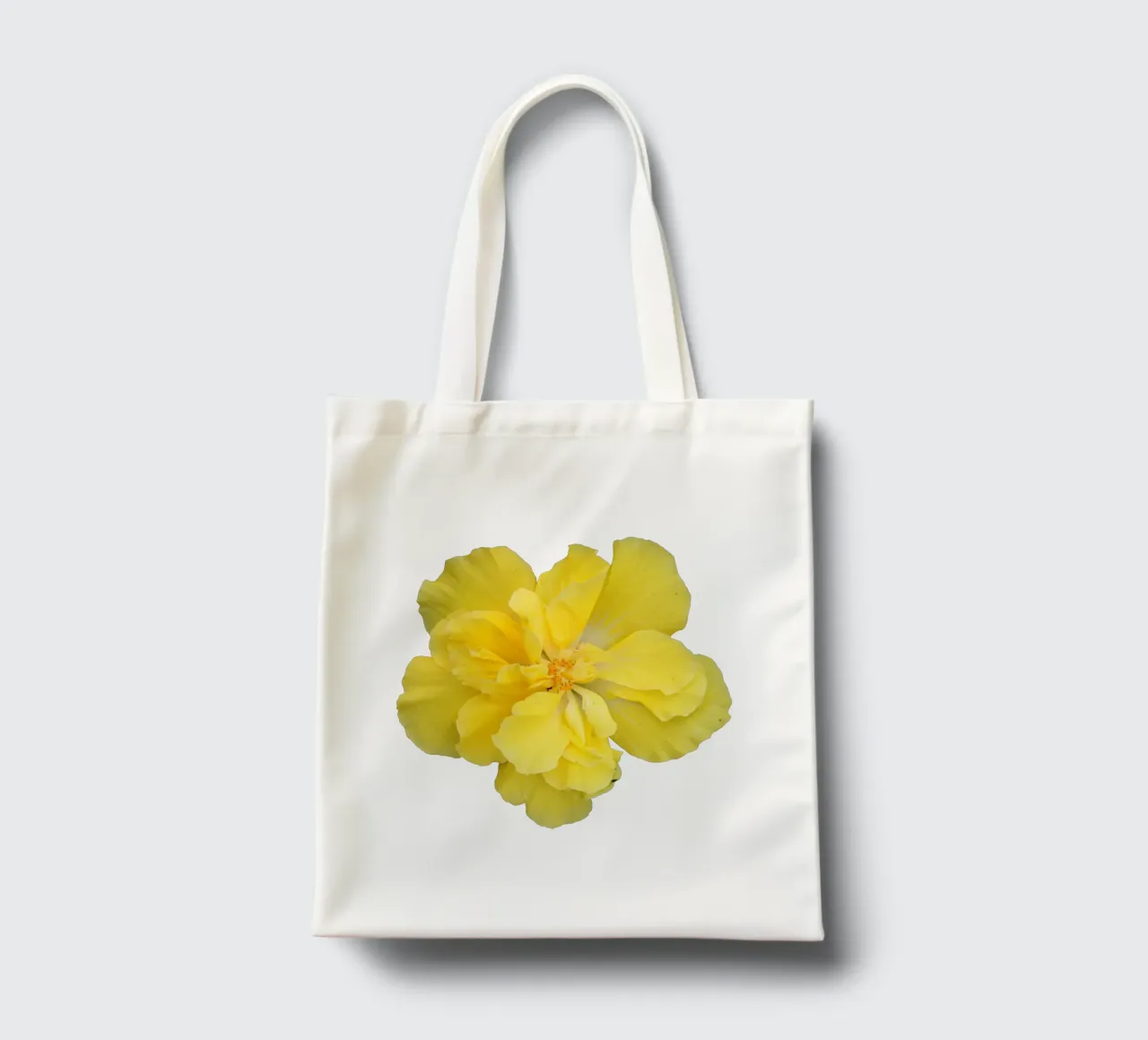 Fiore macro borsa in juta da Bold Blooms