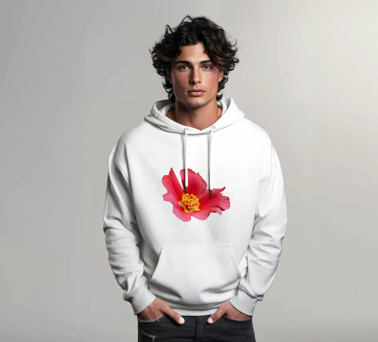 Fiore macro felpa con cappuccio da Bold Blooms