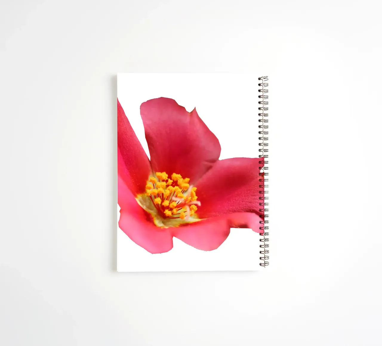 Macro Flower spiral notebook by Bold Blooms