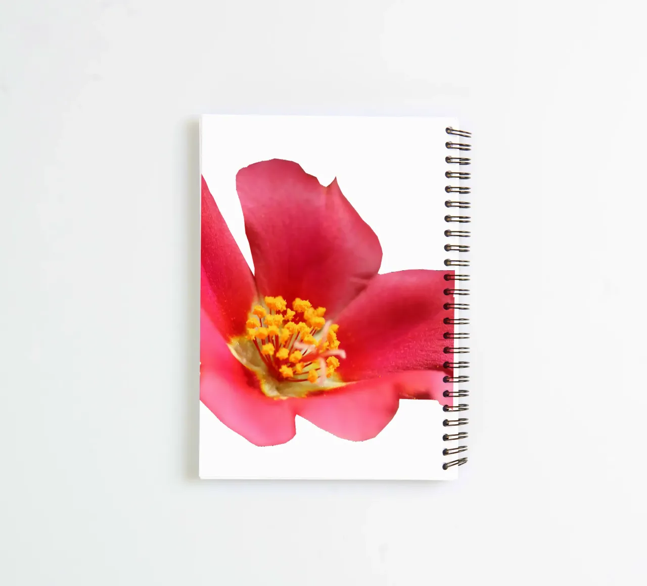 Macro Flower spiral notebook by Bold Blooms