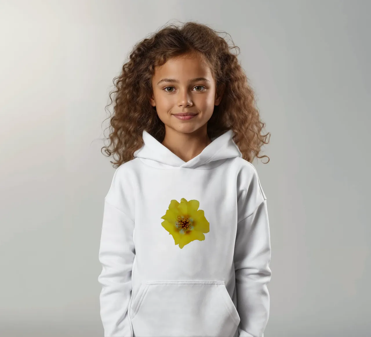 Fiore macro felpa bambino con cappuccio da Bold Blooms