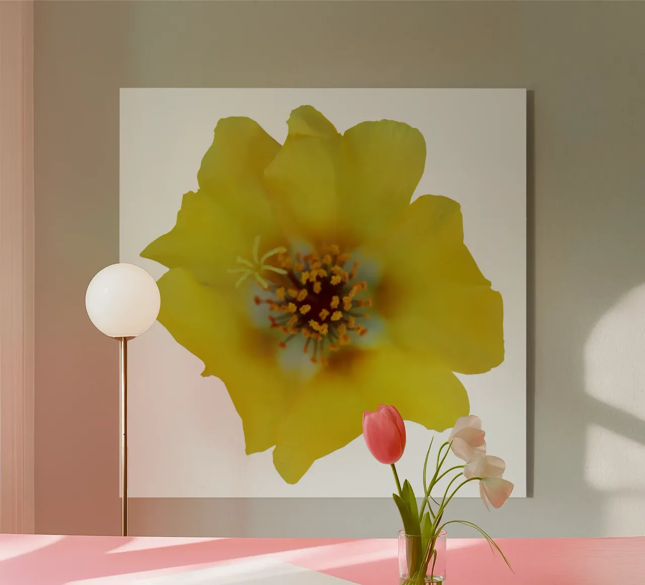 Fiore macro plexiglass da Bold Blooms