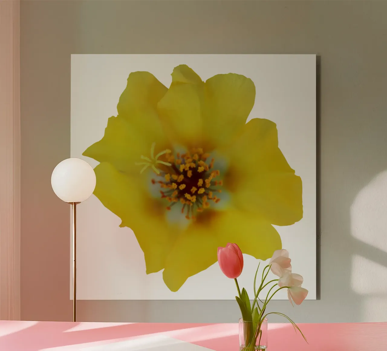 Fiore macro alluminio dibond da Bold Blooms