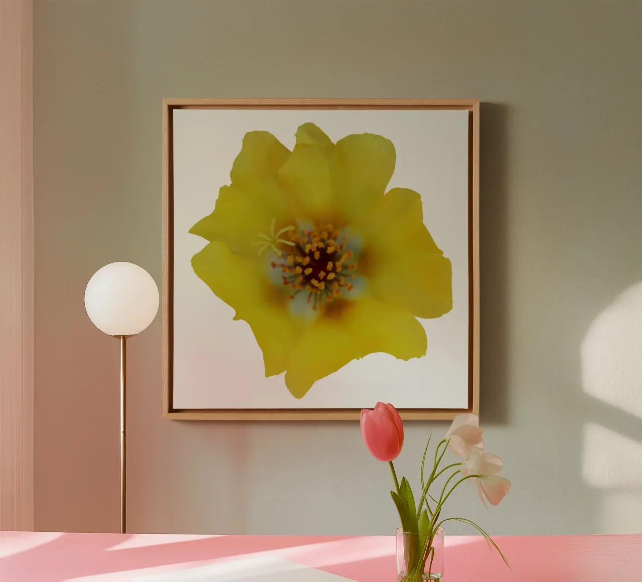 Macrobloem canvas van Bold Blooms