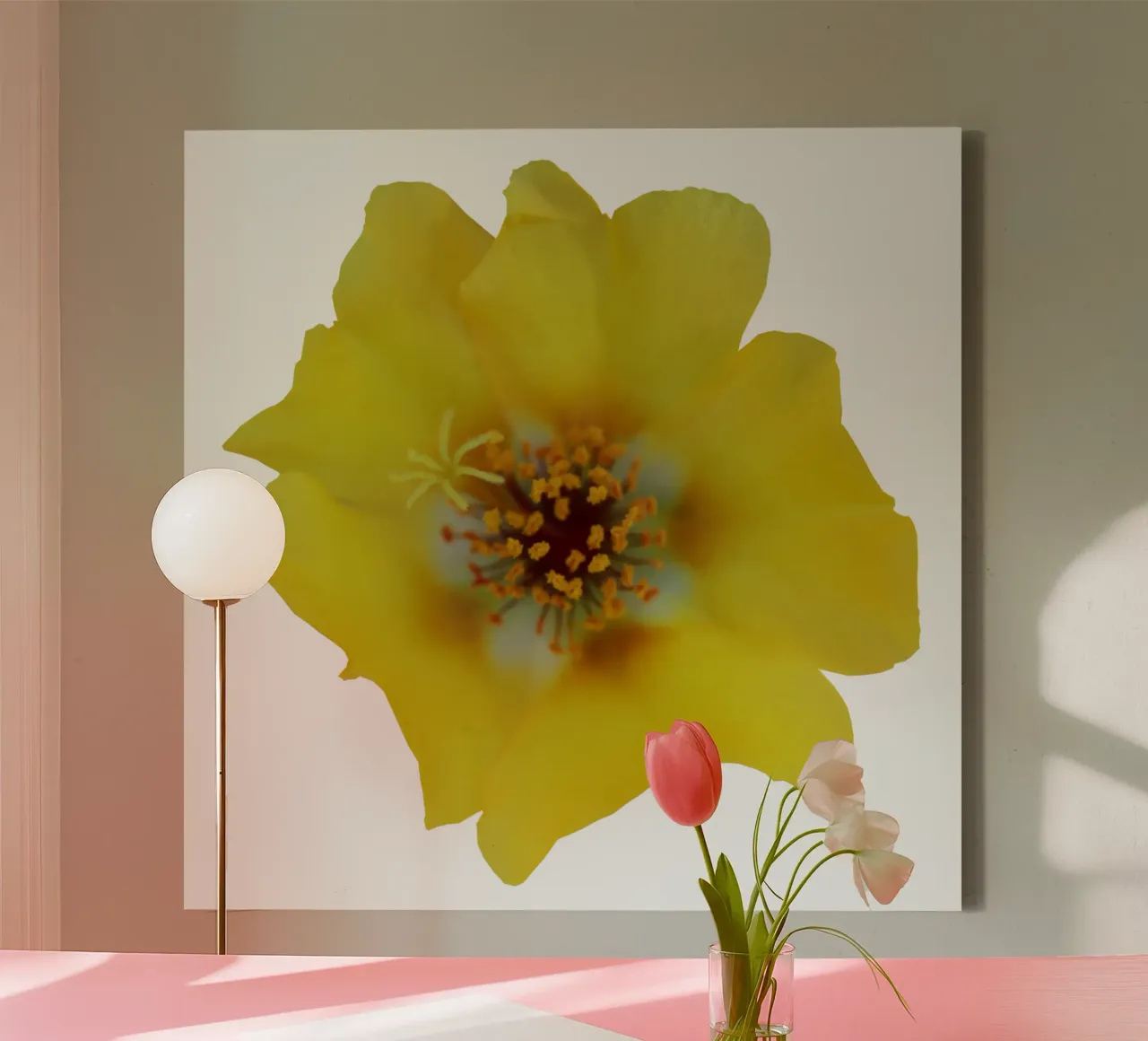 Macrobloem canvas van Bold Blooms