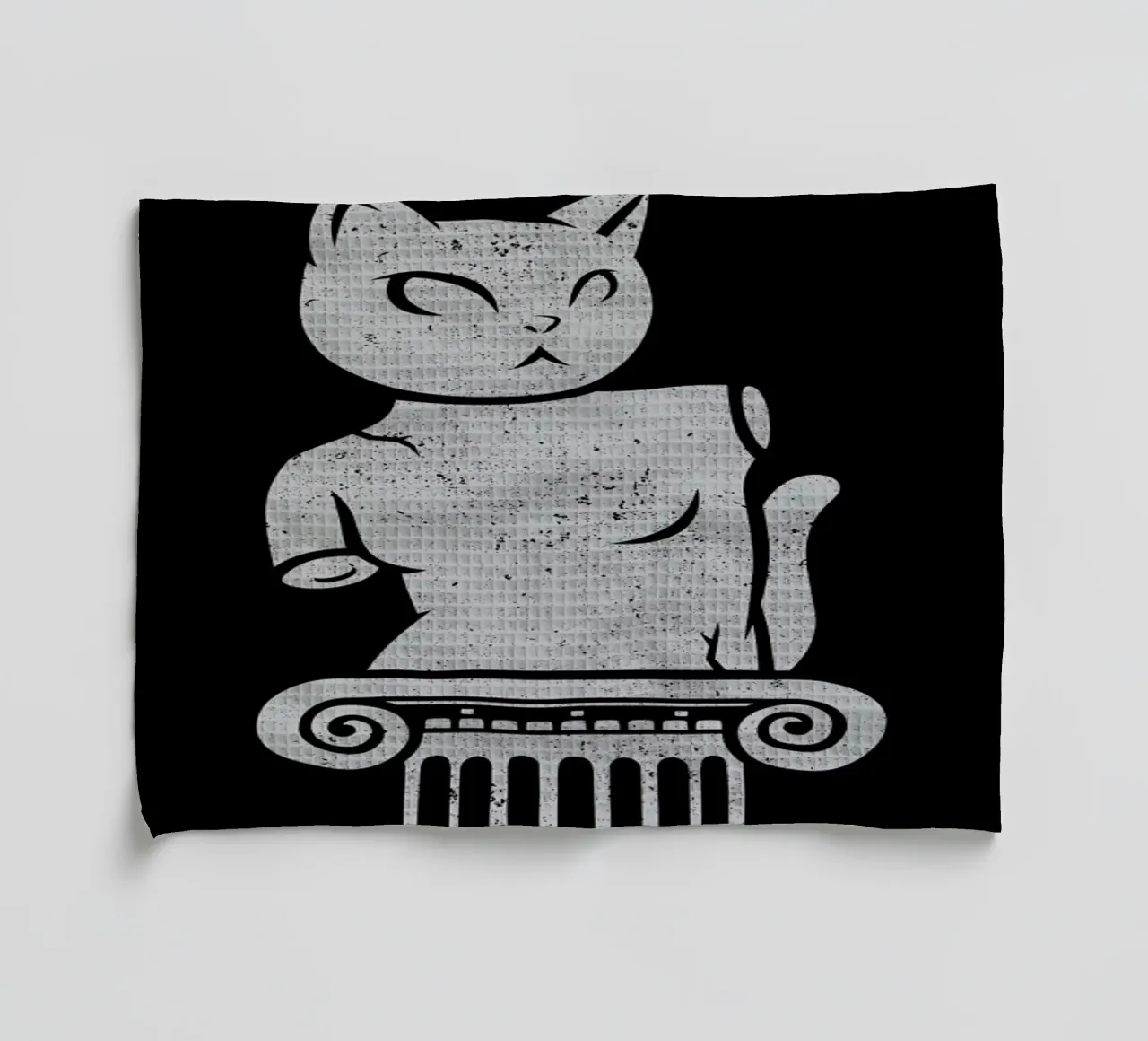 Cute Black Cat Minimalist Tongue canovaccio da cucina da Tobe Fonseca